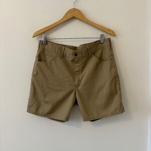 Come On Strong Vintage Tan Khaki Shorts | Mens Size 36